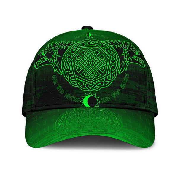 Viking Classic Cap Skoll And Hati Green