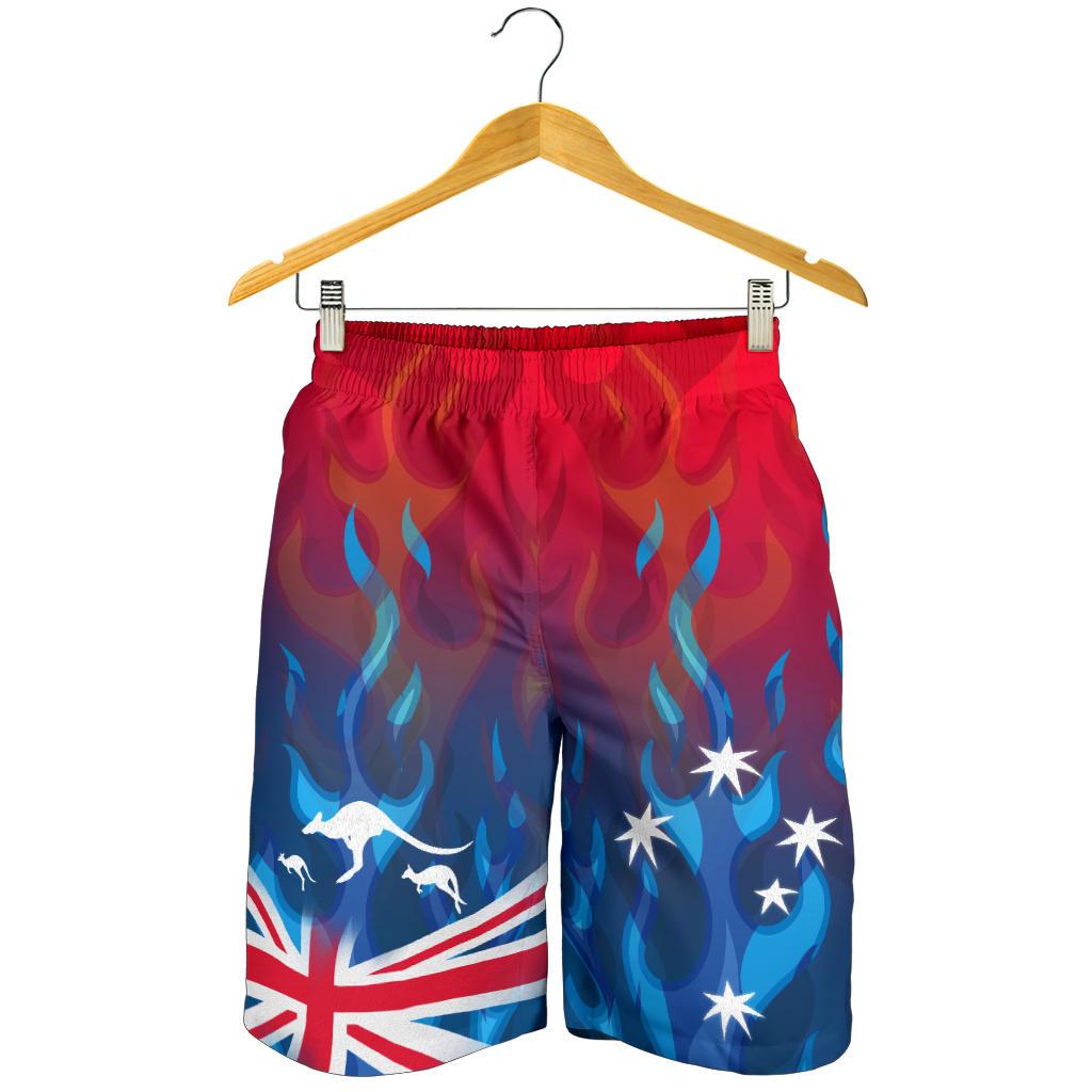 Short - Aus Flag Short Kangaroo Flame - Men
