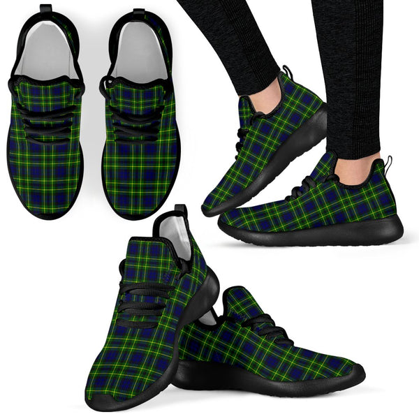 Campbell of Breadalbane Modern Tartan Plaid Mesh Knit Sneakers