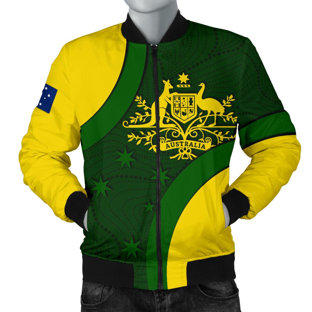 Bomber Jacket - Australia Coat of Arms Jacket National Colors