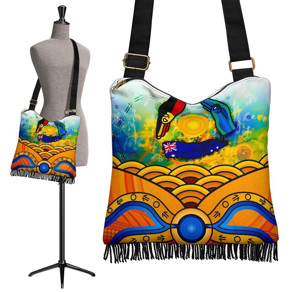 Aboriginal Boho Bags - Australia Kangaroo Naidoc Week 2022