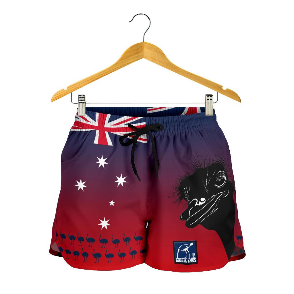 Short - Emus Short Aus Flag Southern Cross Australia - Women