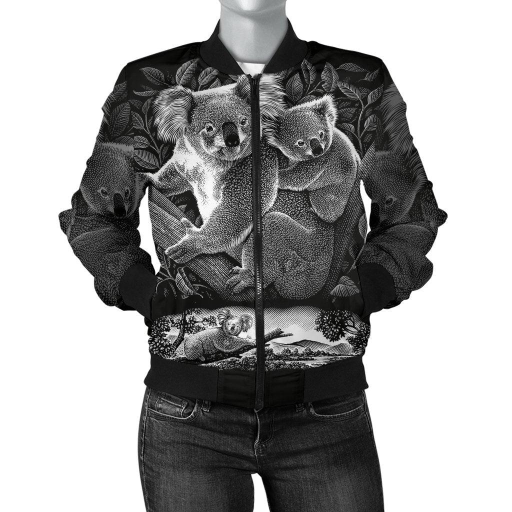 Bomber Jacket - Koala Jacket Family Koala