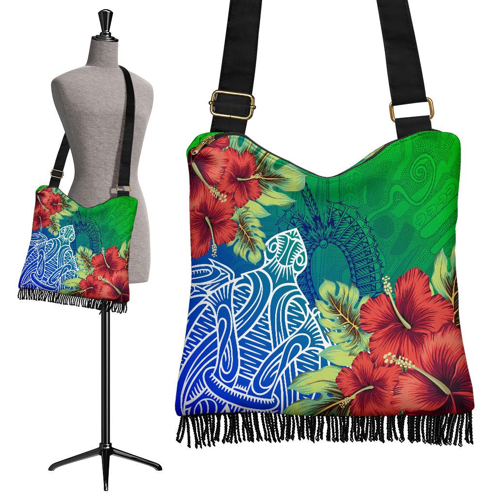 Torres Strait Islanders Boho - Ocean Hibiscus