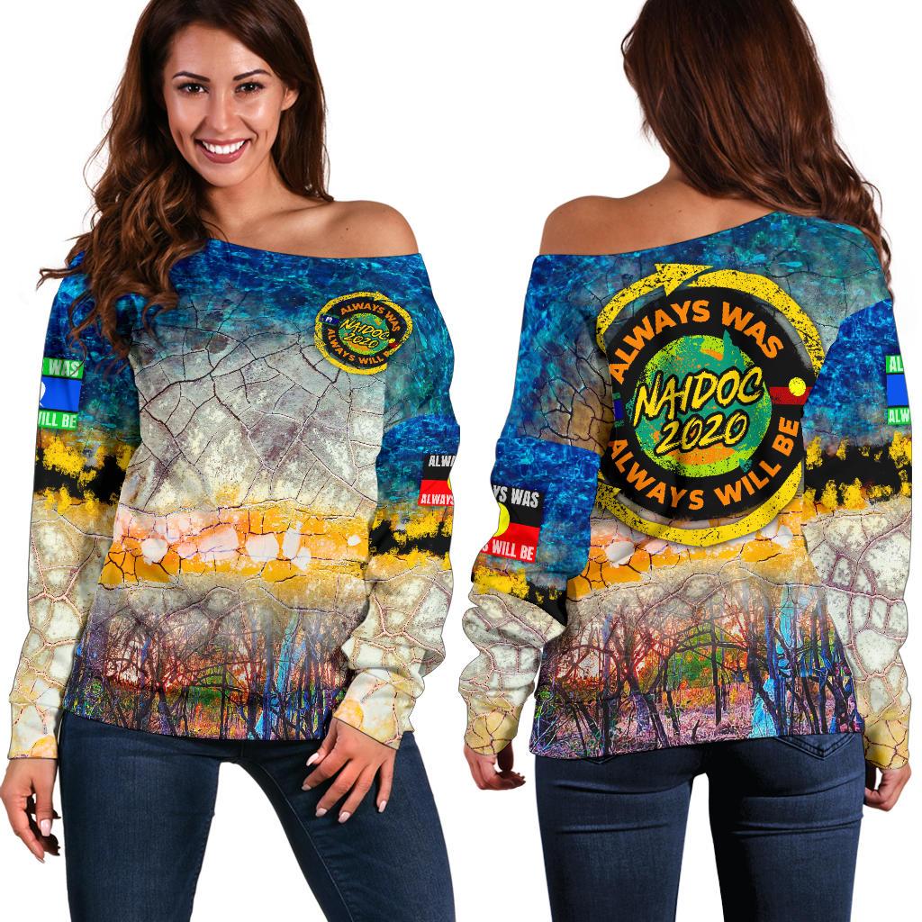 Off Shoulder Sweater - Naidoc Week 2022 Sweater