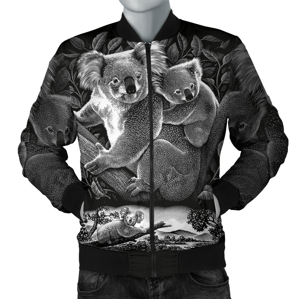 Bomber Jacket - Koala Jacket Family Koala
