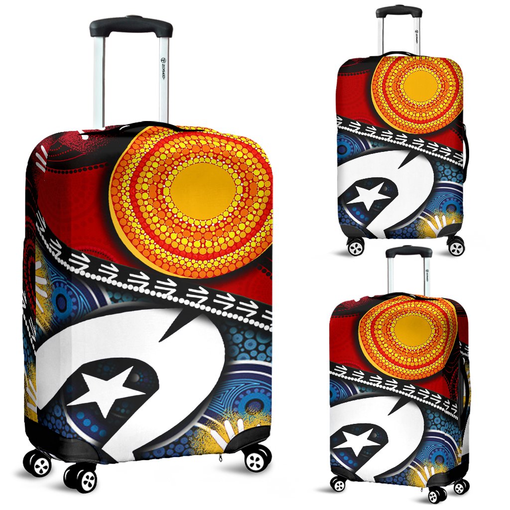 Luggage Cover - Australian NAIDOC Aboriginal and Torres Strait Islands Flags