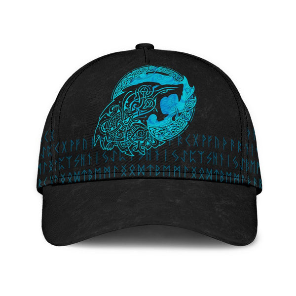 Viking Classic Cap Fenrir Wolf Cyan