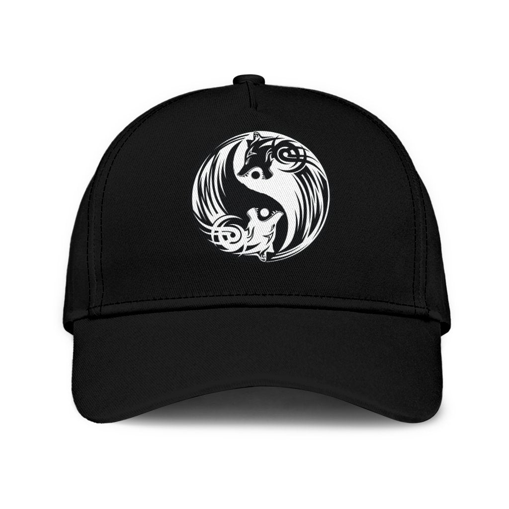 Viking Classic Cap Bomber Ying Yang Wolf