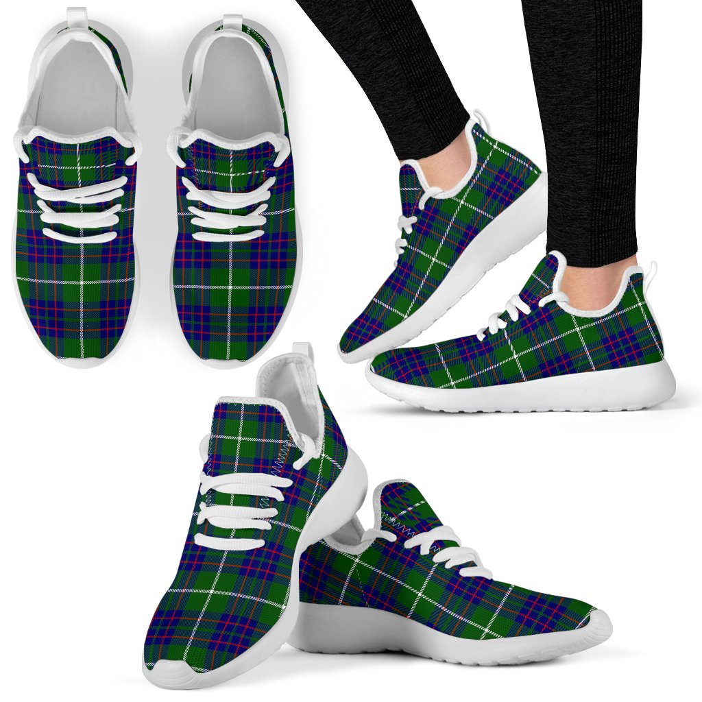 MacIntyre Hunting Modern Tartan Plaid Mesh Knit Sneakers