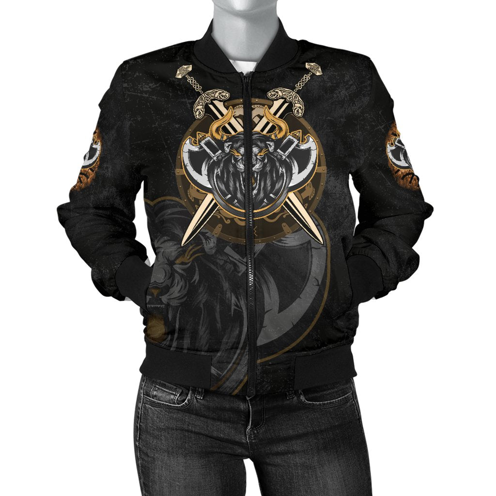 Viking Bomber Jacket Lion Style Ver02