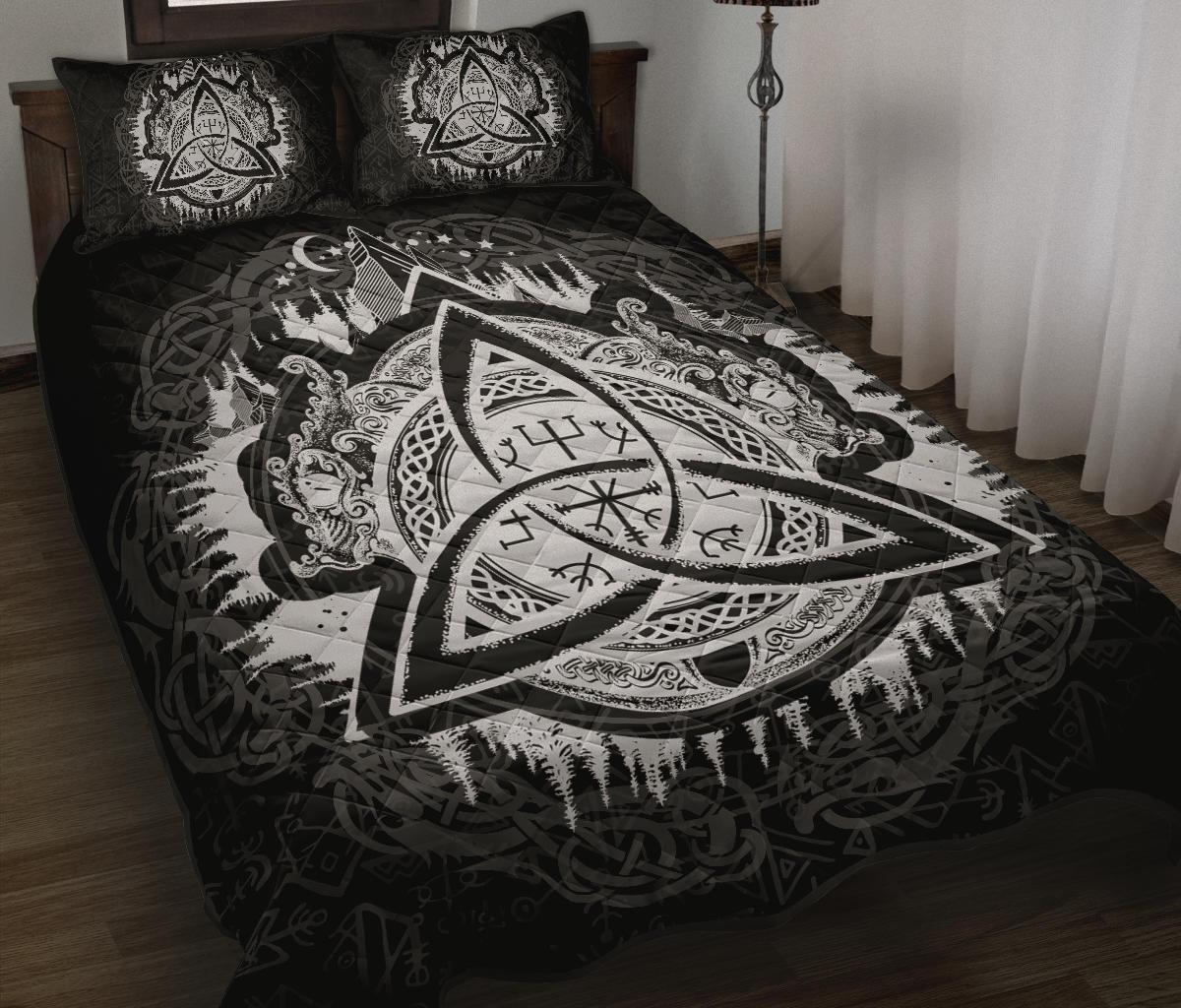 Viking Quilt Bedding Set Dragon Celtic