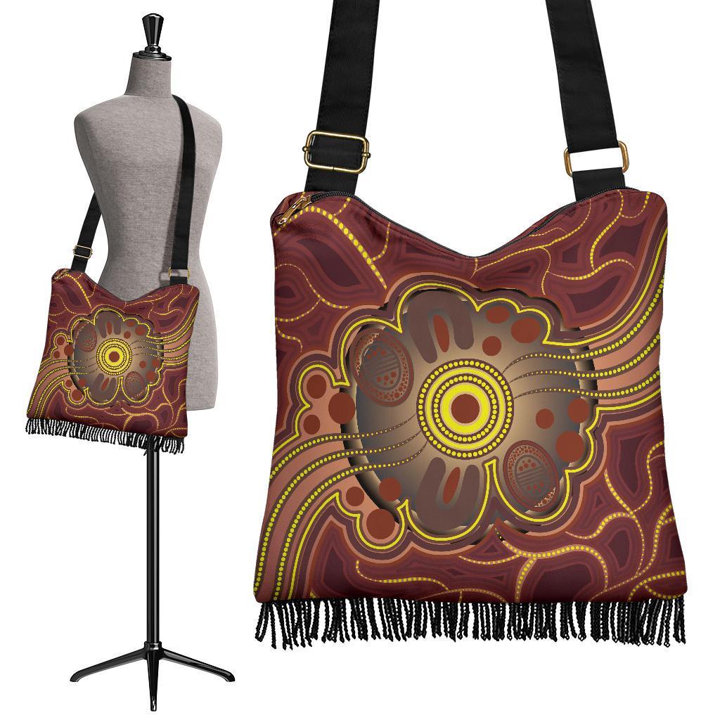 Boho Handbag - Indigenous Patterns Ver03