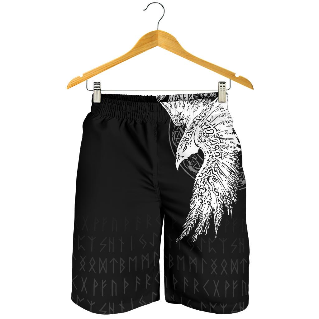 Viking Men's Shorts Mystical Raven Tattoo Special