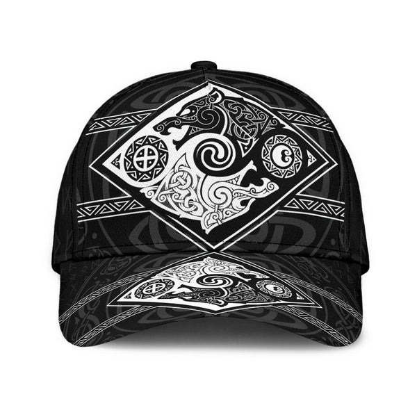 Viking Classic Cap The Wolves Skoll And Hati