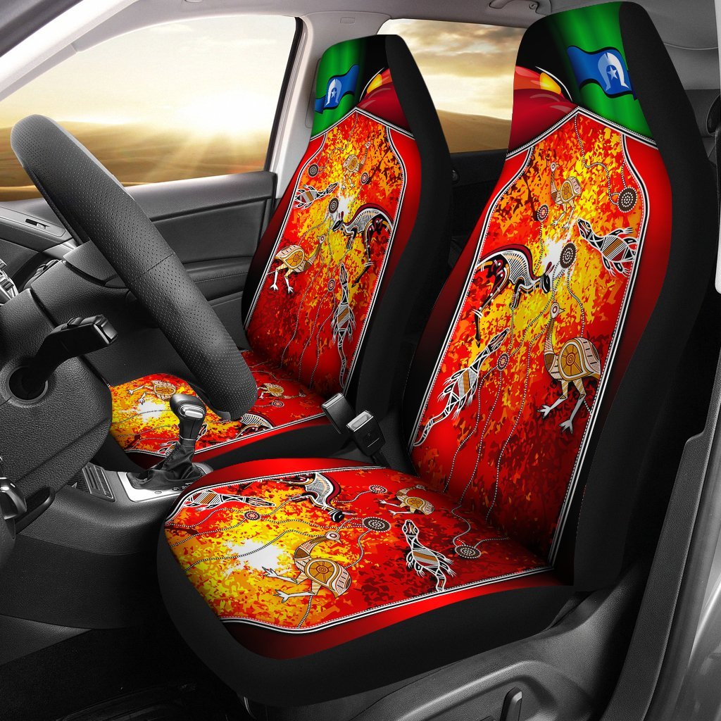 Indigenous Car Seat Cover - Naidoc Week Always Will Be