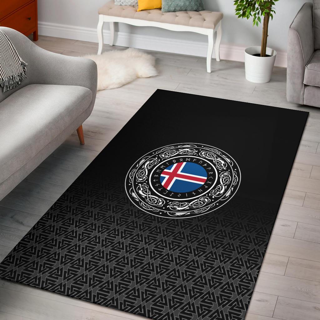 Viking Area Rug Iceland Coat Of Arms