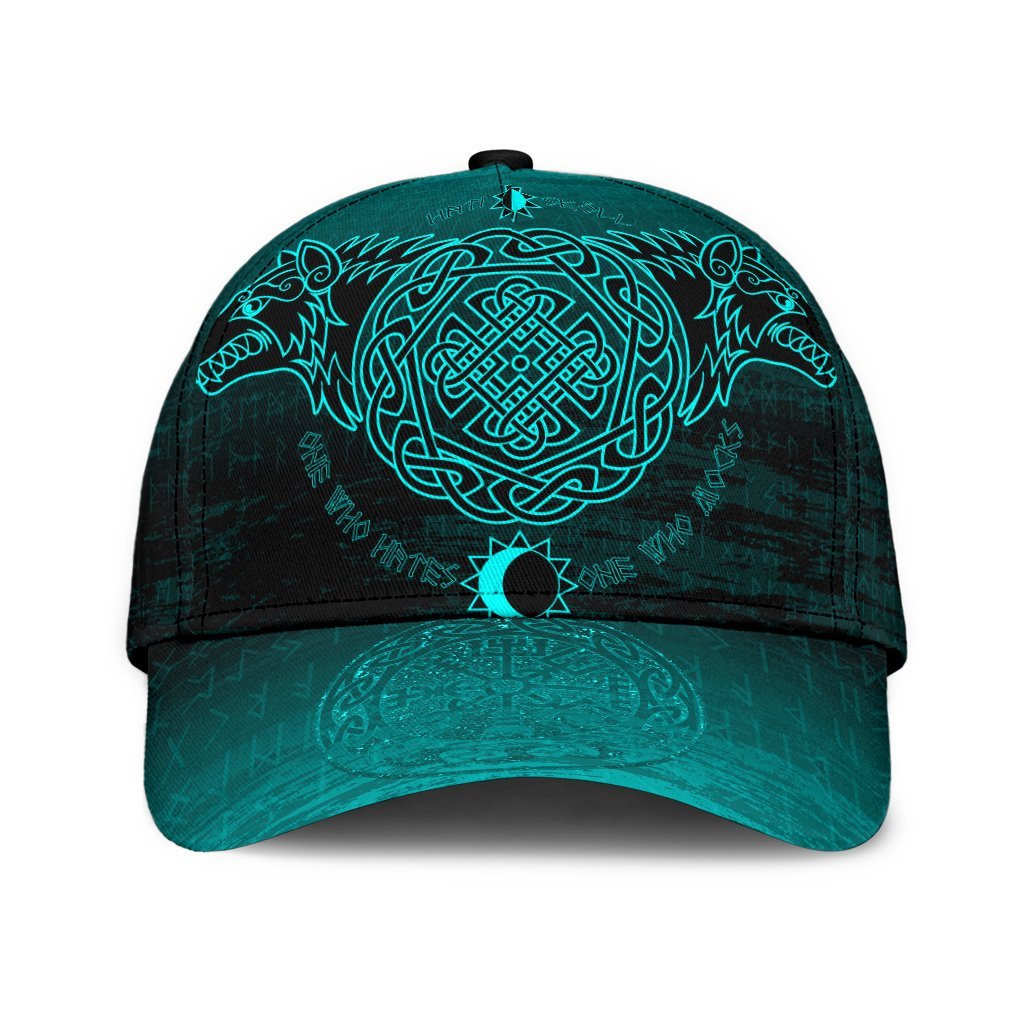 Viking Classic Cap Skoll And Hati Cyan