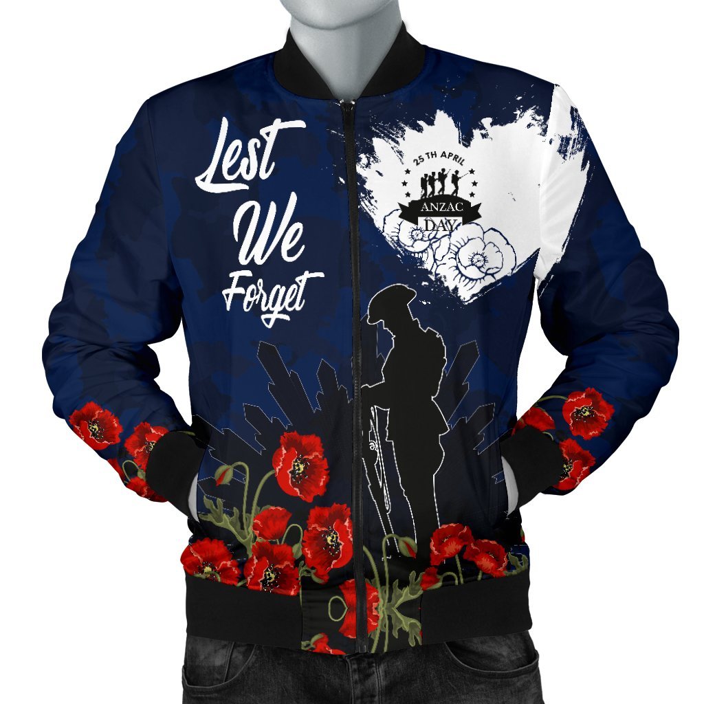 Anzac Day Men Bomber Jacket- Australia Anzac Day 2021