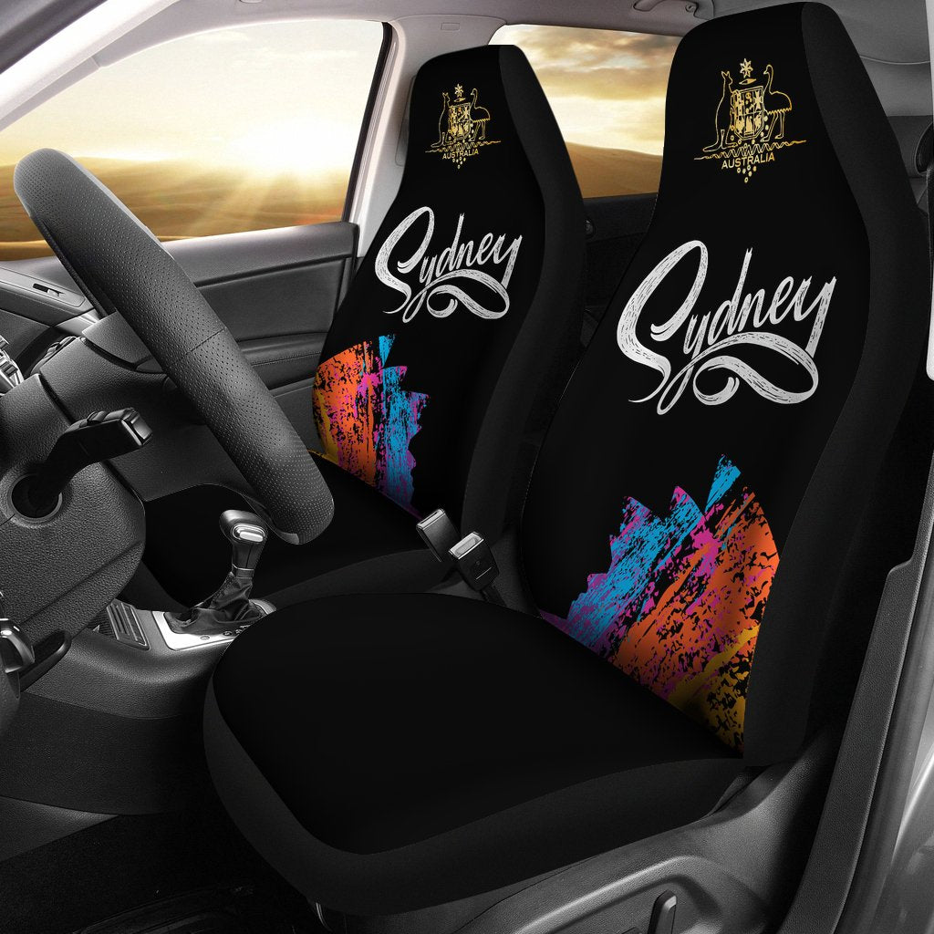 Car Seat Cover - Sydney Seat Cover Australia Coat Of Arms Universal Fit