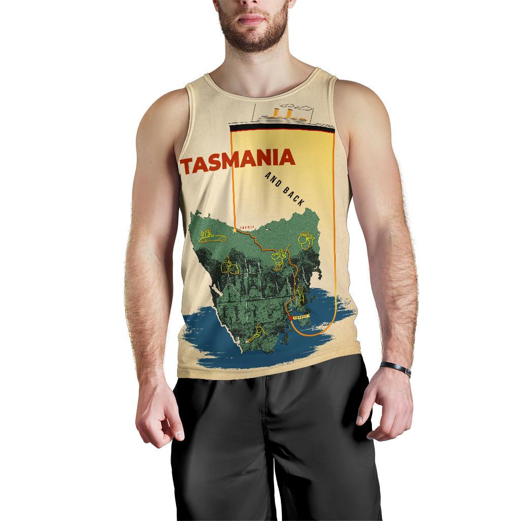Australia Men Tank Top - Tasmania Mens Tank