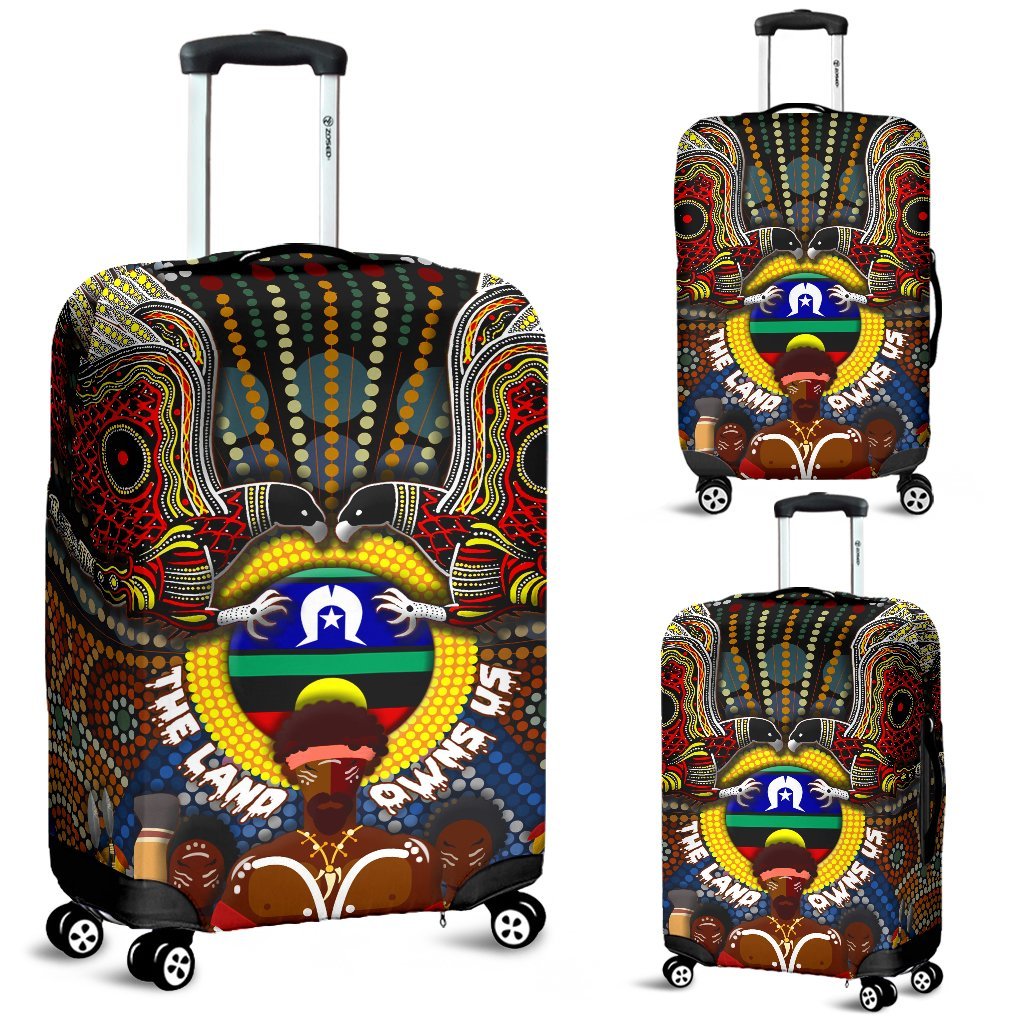 The Land Owns Us Aboriginal Luggage Covers