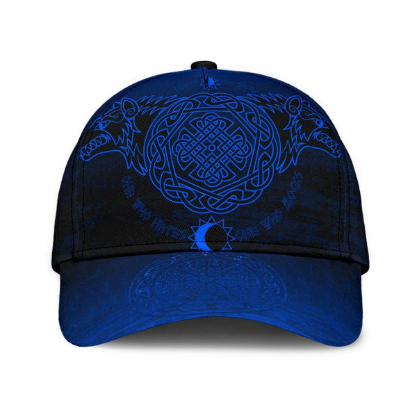 Viking Classic Cap Skoll And Hati Blue