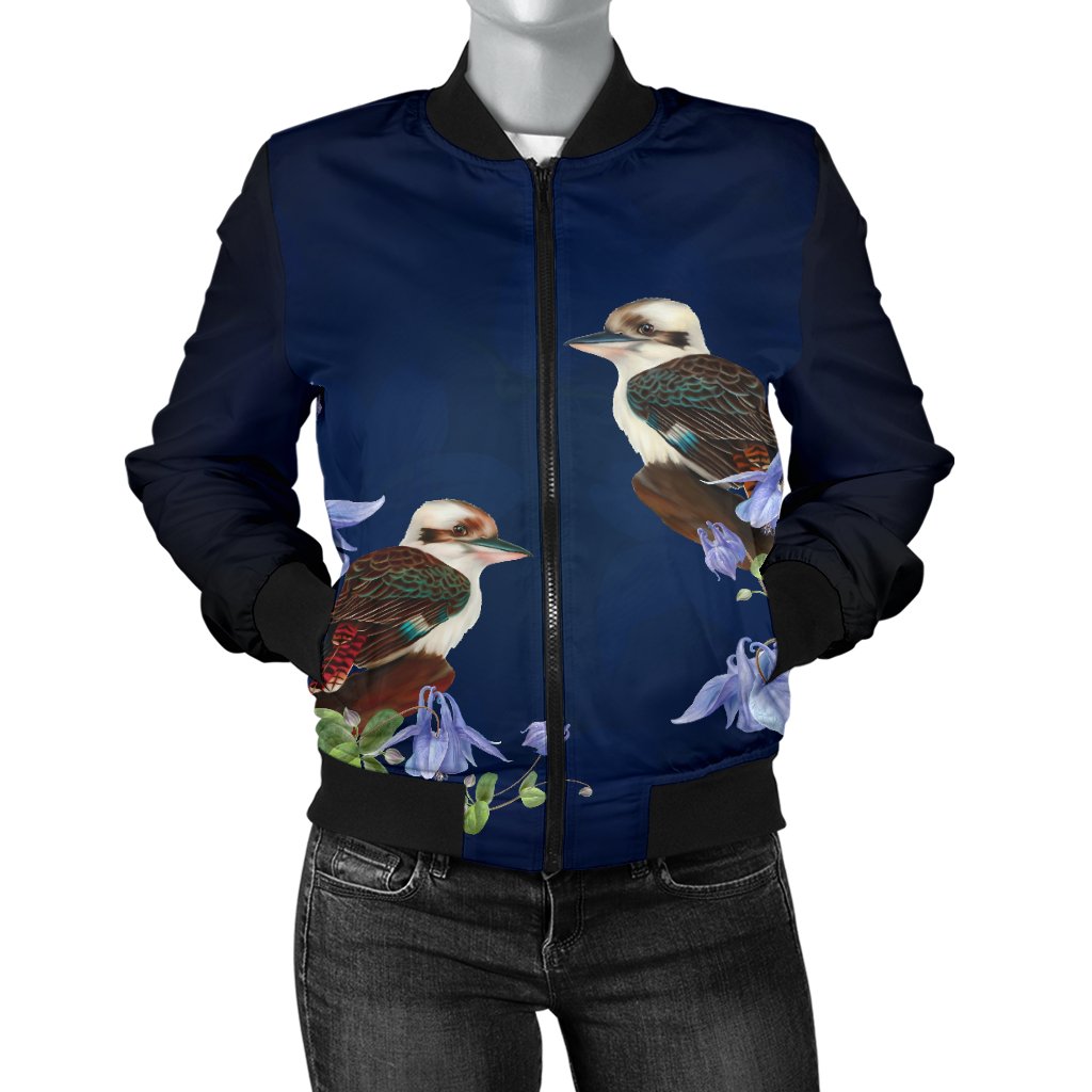 Australia Bomber Jacket - Kookaburra Jacket Royal Bluebell