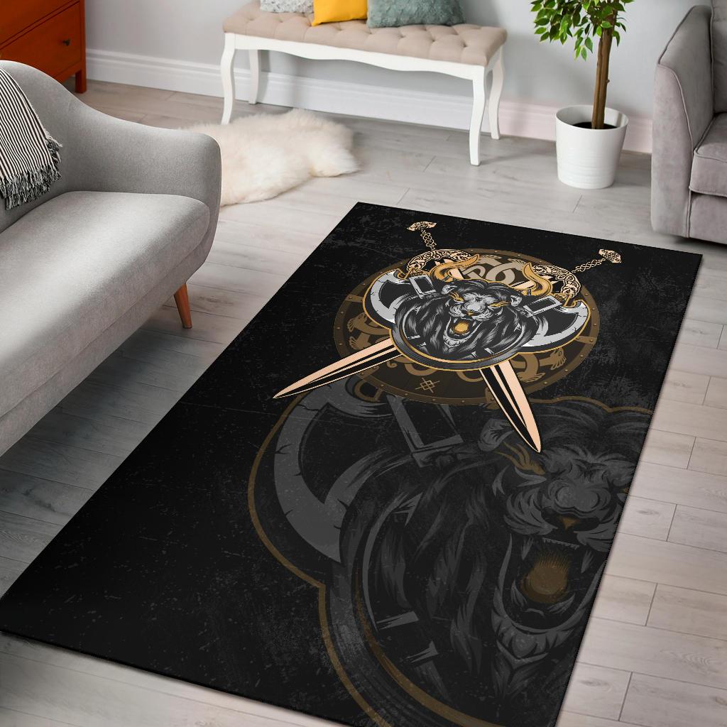 Viking Area Rug Lion