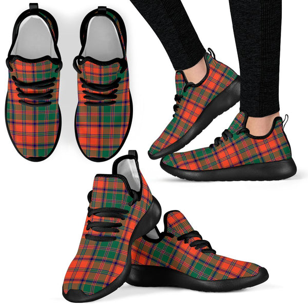 Stewart of Appin Ancient Tartan Plaid Mesh Knit Sneakers