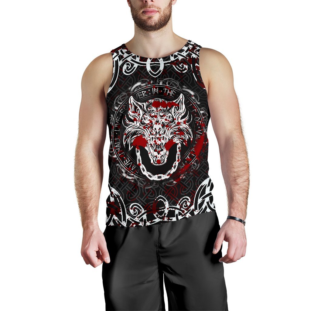 Viking Men's Tank Top Fenrir Viking Blood 3D