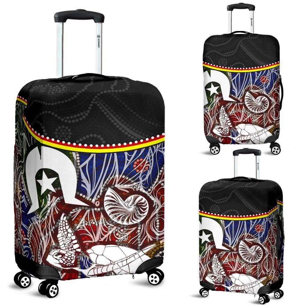 Luggage Covers - Aboriginal Dot In Naidoc Week Style