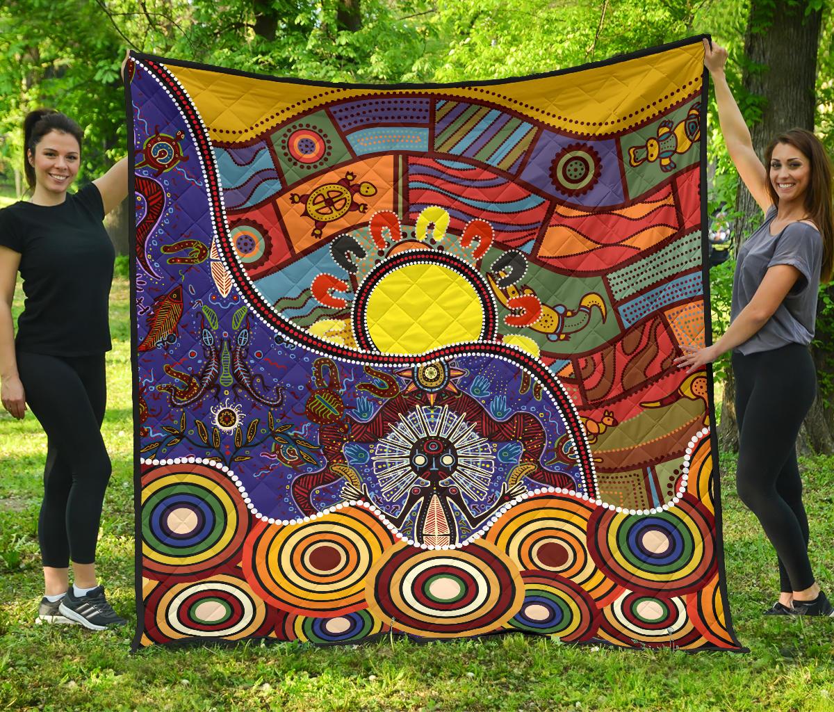 Quilts - Shaman People and Animals