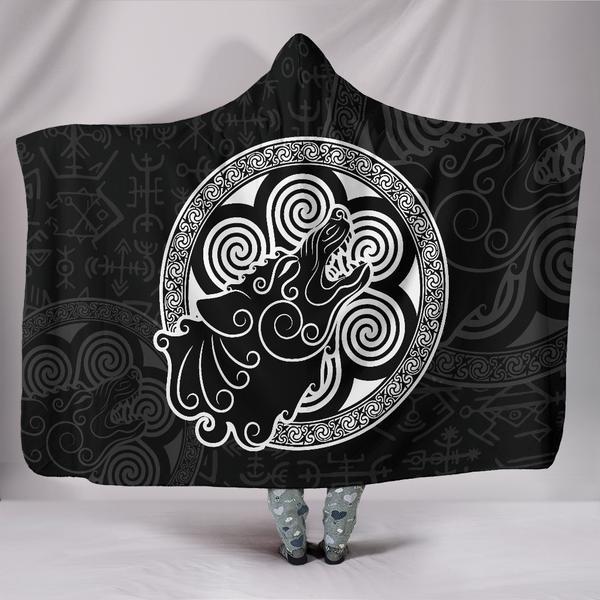 Viking Hooded Blanket Wolf Of 