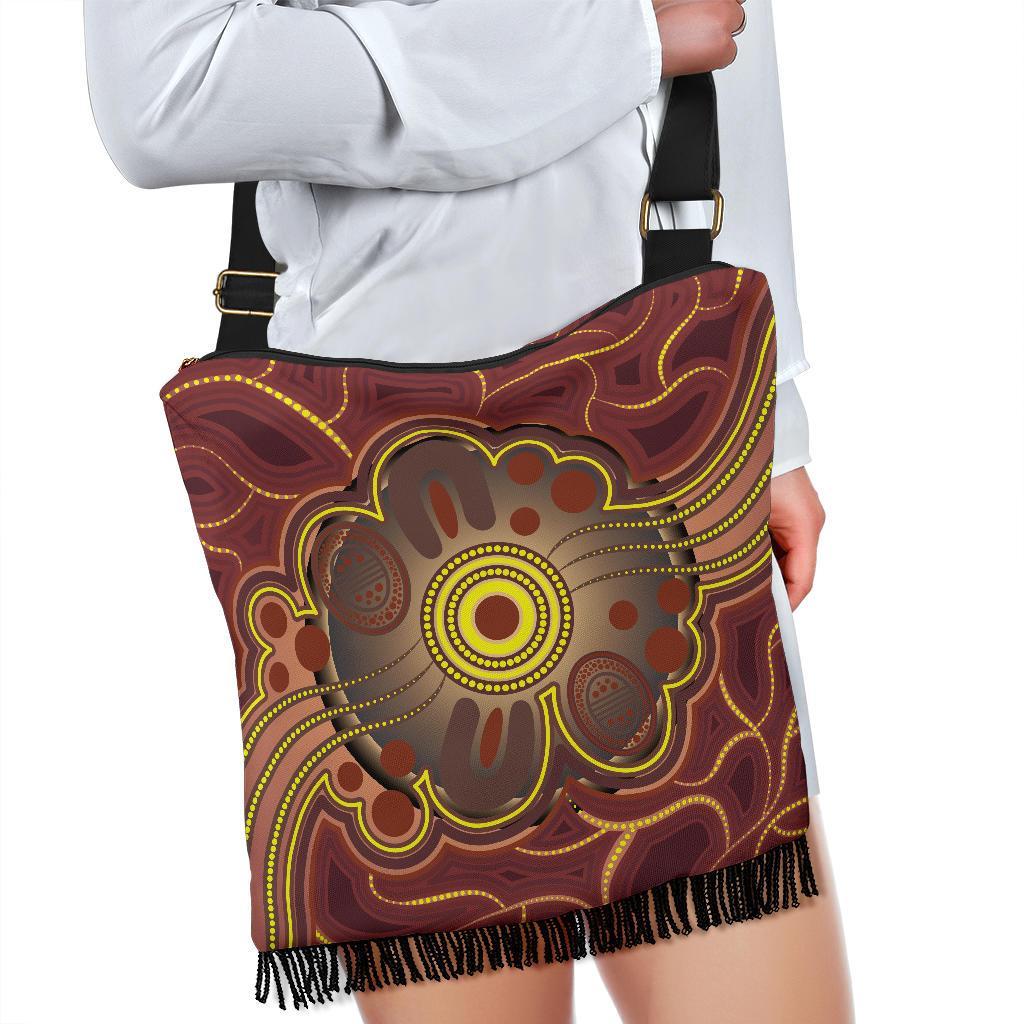 Boho Handbag - Indigenous Patterns Ver03