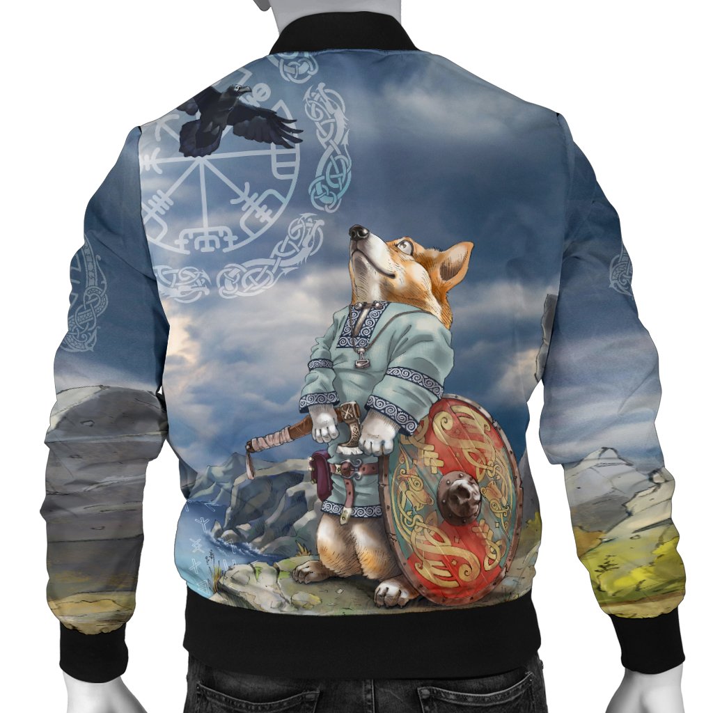 Viking Bomber Jacket Corgi Style Ver02