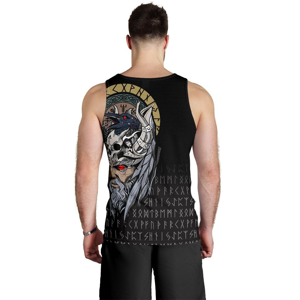 Viking Men's Tank Top Odin Raven