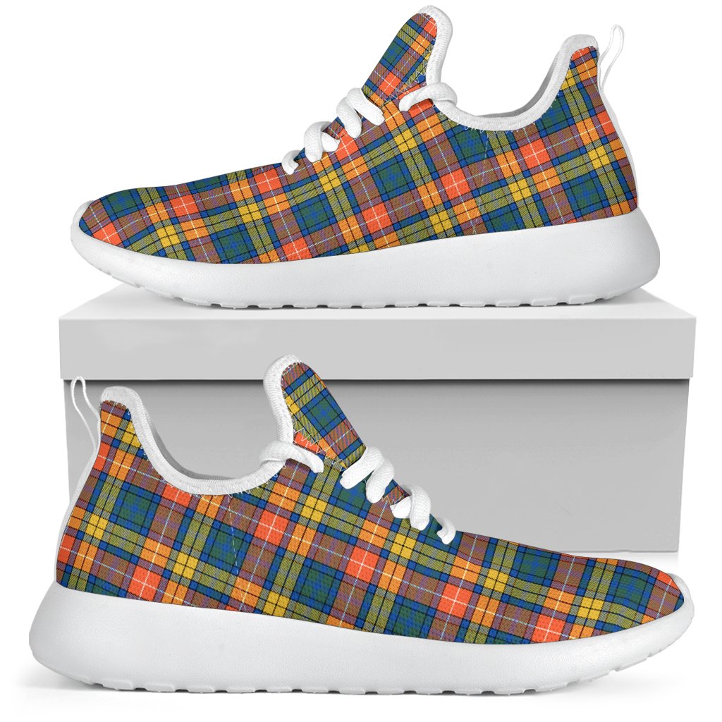 Buchanan Ancient Tartan Plaid Mesh Knit Sneakers