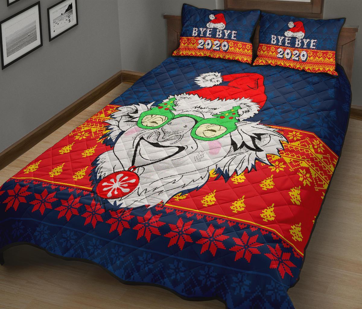 Australia Christmas Quilt Bed Set - Bye Bye 2022
