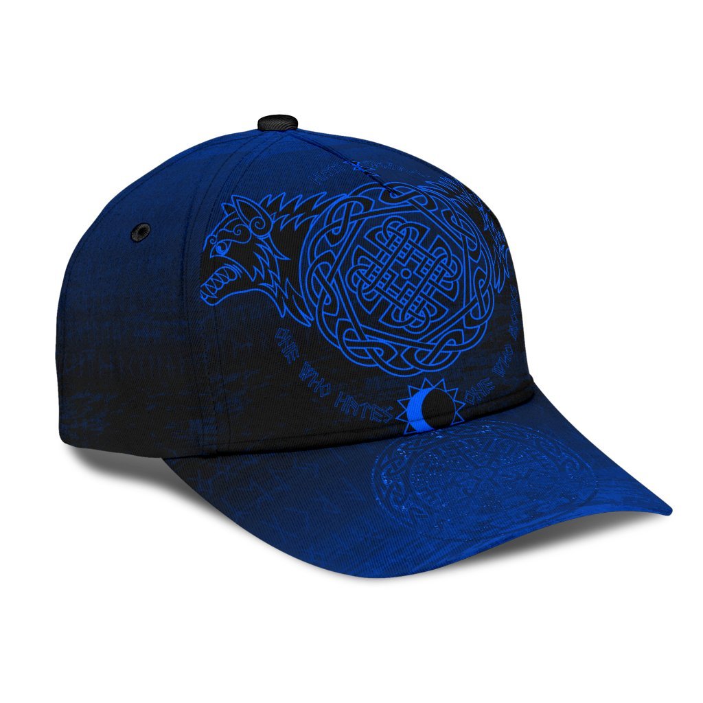 Viking Classic Cap Skoll And Hati Blue