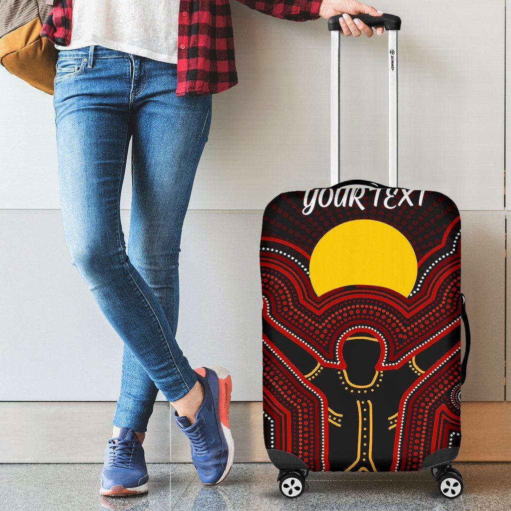 Aboriginal Personalised Luggage Covers - The Sun Always Shines
