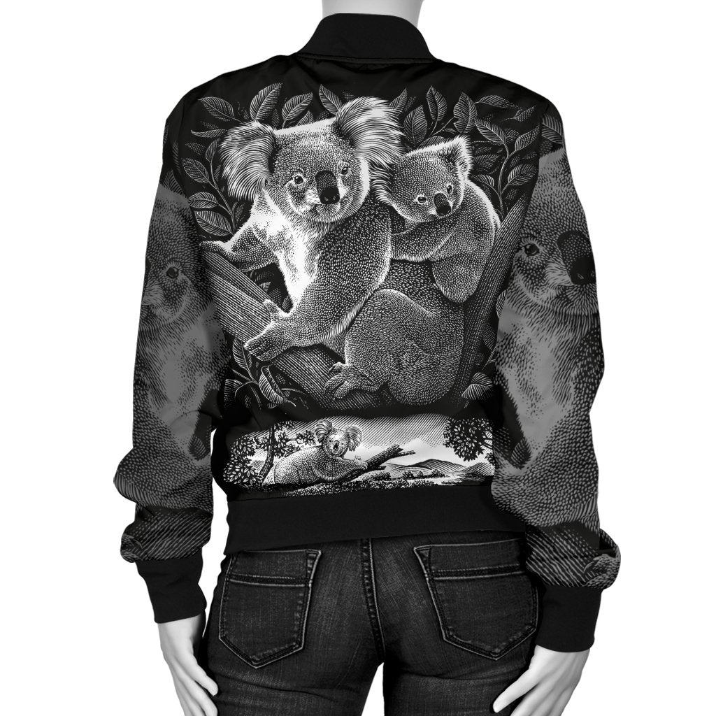 Bomber Jacket - Koala Jacket Family Koala