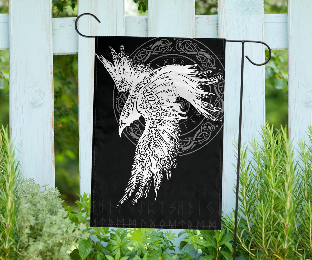 Viking Garden Flag Mystical Raven Tattoo Special