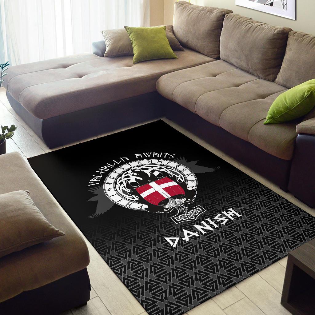 Viking Style Area Rug - Danish Drakkar