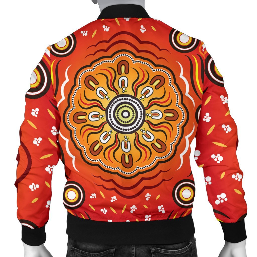Aboriginal Bomber Jacket - Indigenous Art Patterns Ver01