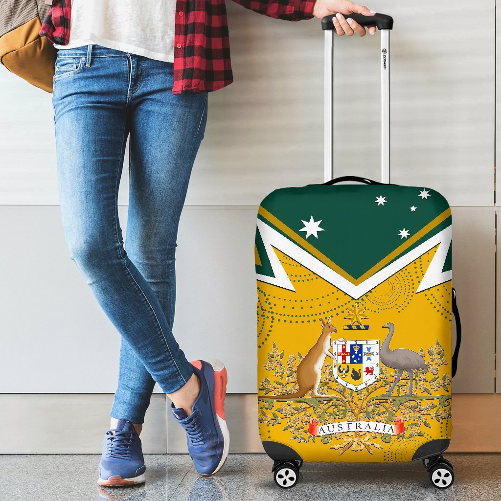 Luggage Covers - Australian Coat Of Arms National Color
