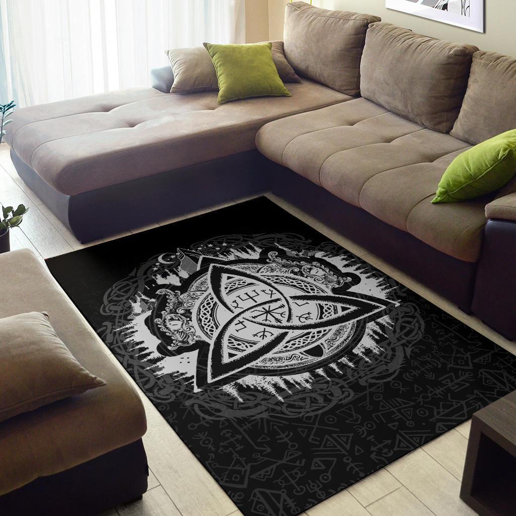 Viking Area Rug Dragon Celtic