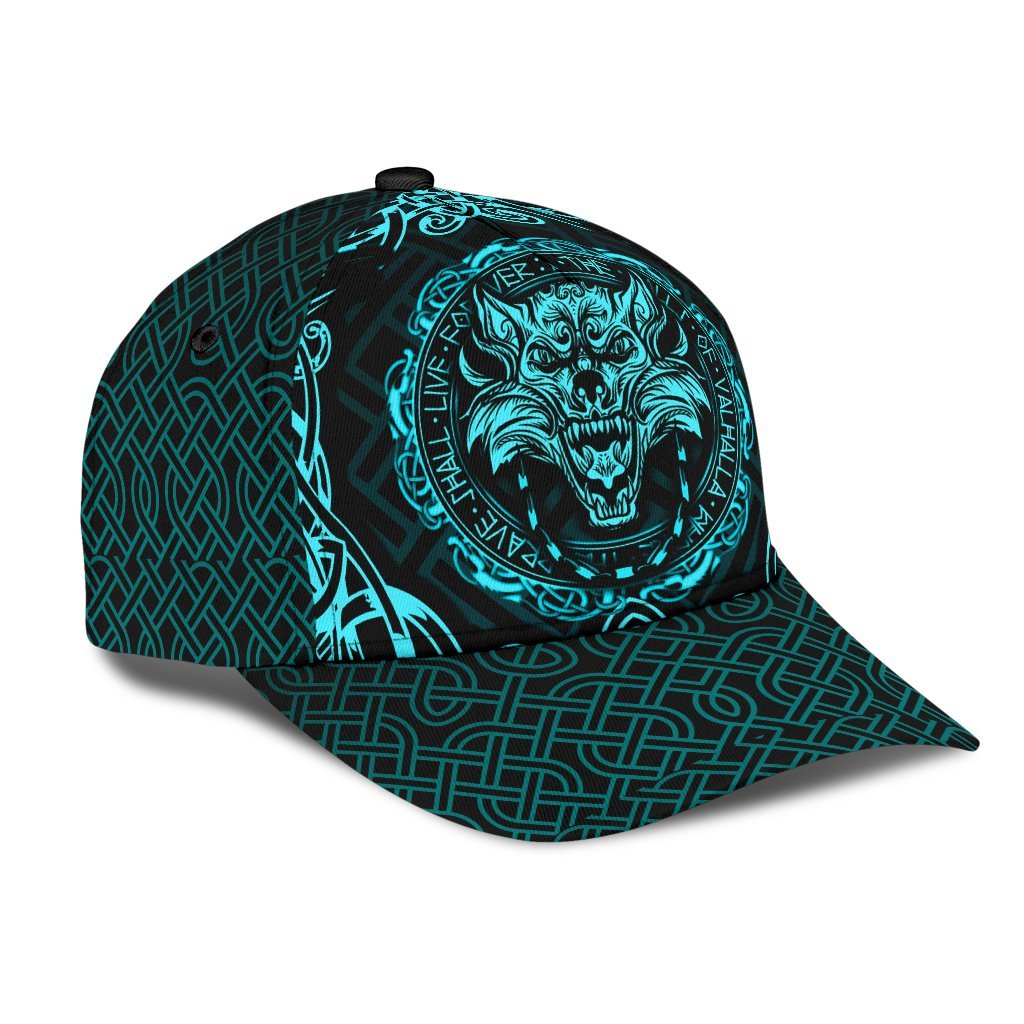 Viking Classic Cap Fenrir Viking Cyan 3D