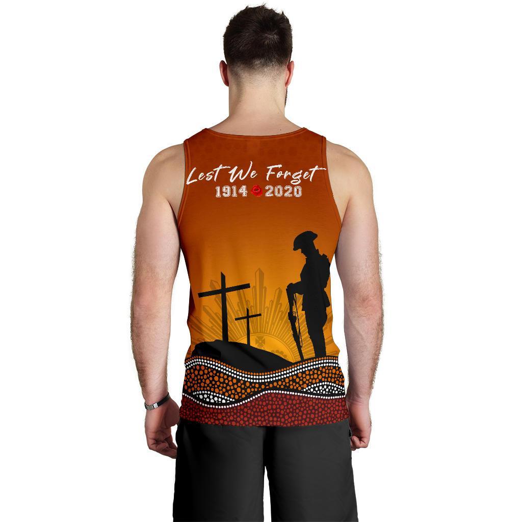 Men's Tank Top Anzac Day Our Heroes - Nhi Style