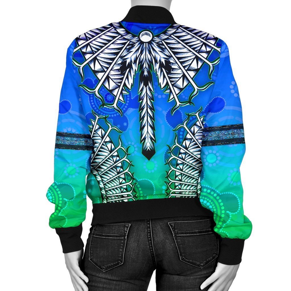 Women Bomber Jacket - Turtle With Dhari Mask Ver 02